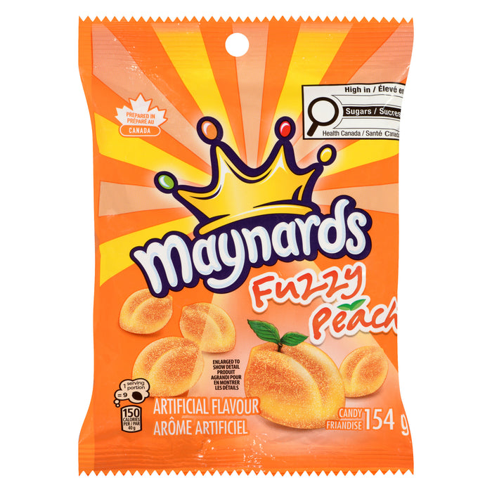 Maynards Candy Fuzzy Peach, 154-g