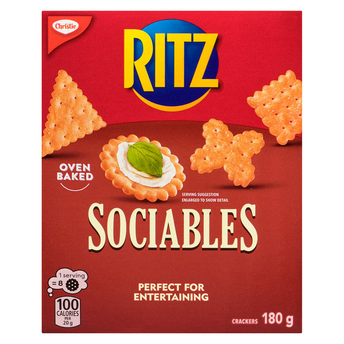 Ritz Sociable Crackers, 180 g