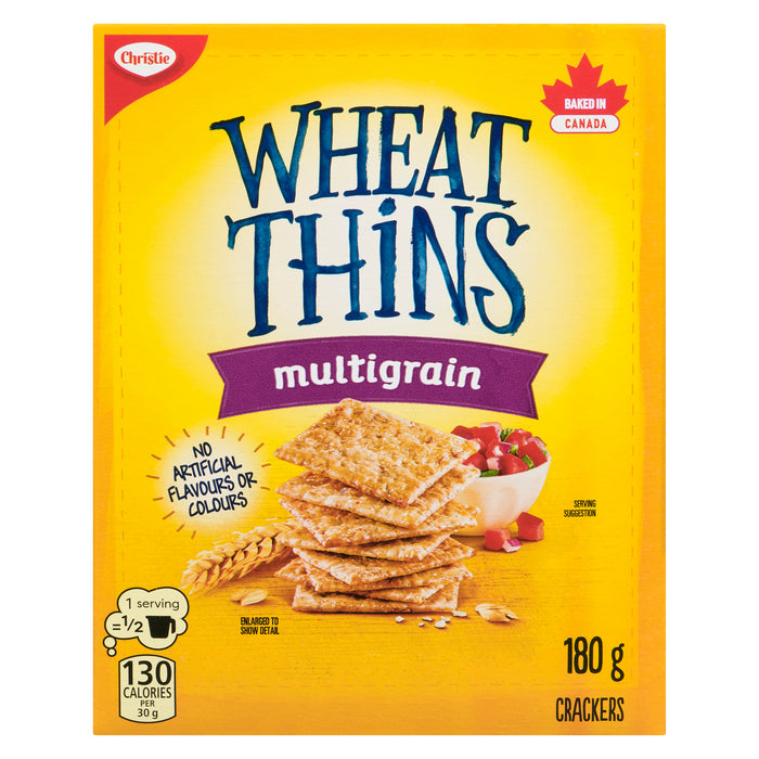 Craquelins fins au blé multigrain Christie, 185 g