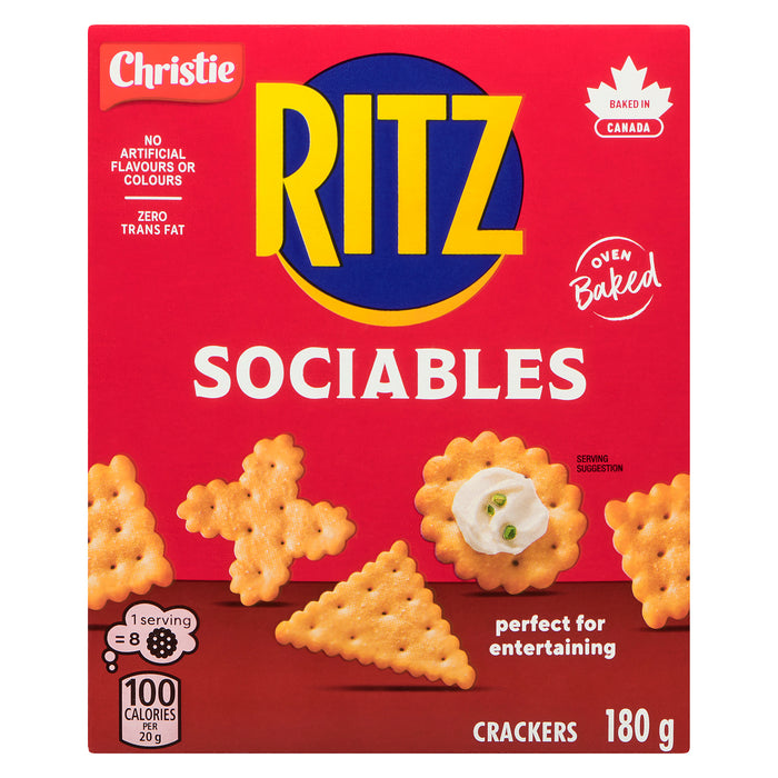 Ritz Sociable Crackers, 180 g
