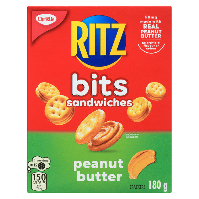 Christie Ritz Craquelins Mini Sandwiches Beurre d'Arachide, 180 g