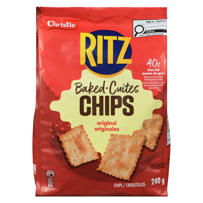 Christie Ritz Baked Chips Original, 240 g