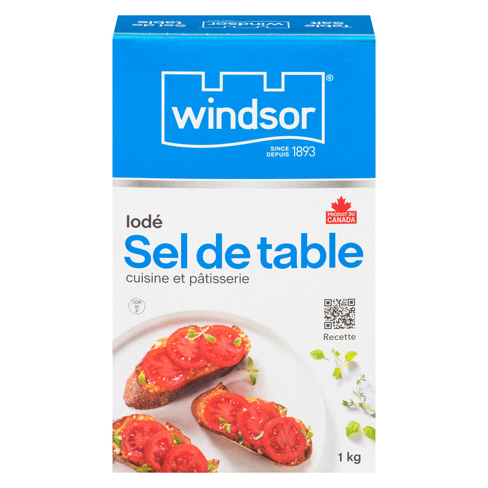 Windsor Iodized Table Salt, 1 kg – Giant Tiger