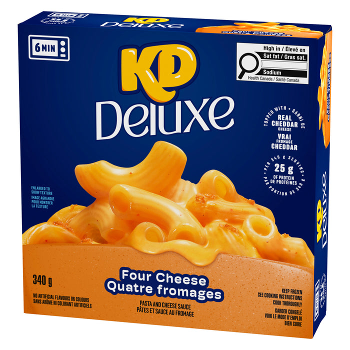 KD Deluxe Four Cheese, 340 g