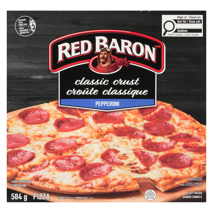 Red Baron Pizza Classic Crust Pepperoni, 584 g