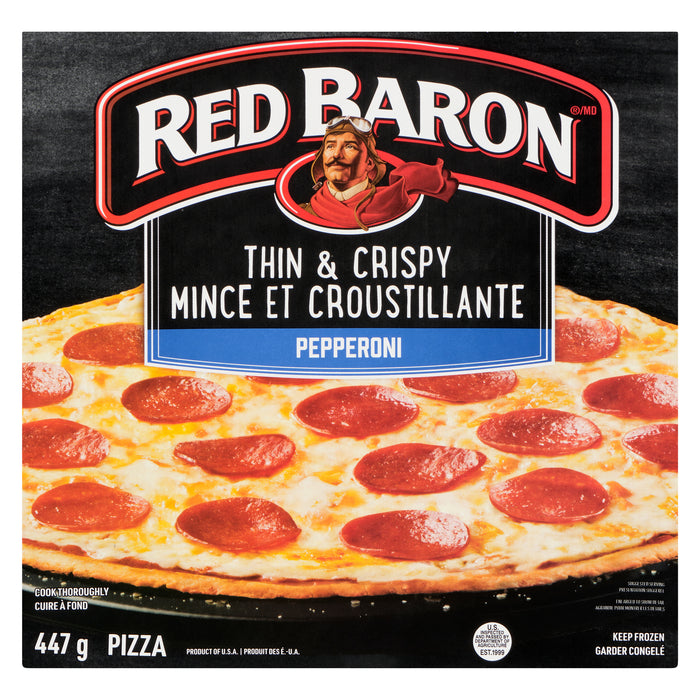 Red Baron Thin & Cripsy Pepperoni, 447 g