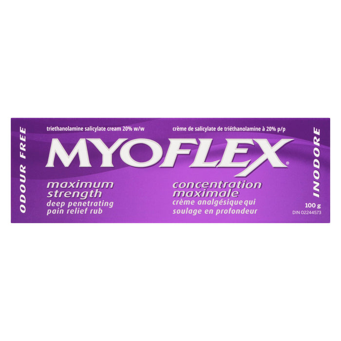 Crème analgésique à concentration maximale qui soulage en profondeur Myoflex, 100 g