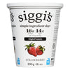 Skyr aux ingrédients simples Siggi’s, fraise, 2 % M.G., 650 g