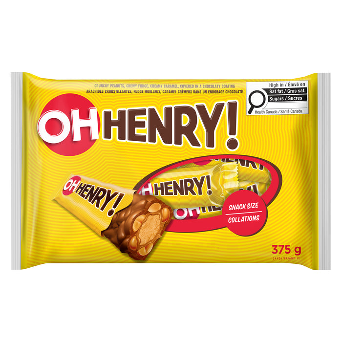 Chocolats OH HENRY! en format collation, emb. de 25