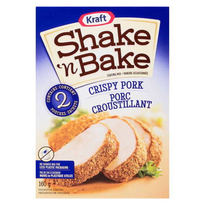 Shake 'N Bake Panure Assaisonnée Porc Croustillant, 160 g