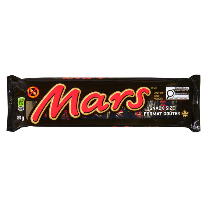 Mars Candy Bar Snack Size, 104 g