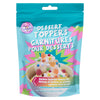 Twinkle Baker Décor Garnitures pour Desserts Mélange de Bonbons en Gélatine Explosion d'Arc-en-Ciel, 100 g