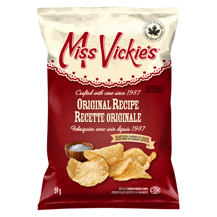 Miss Vickie's Kettle Cooked Potato Chips Original, 59 g