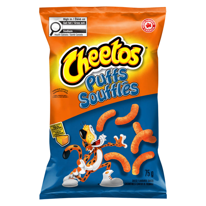 Cheetos Soufflés Grignotines à Saveur de Fromage, 75 g
