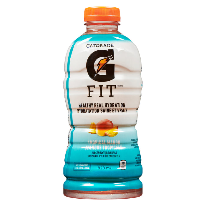 Gatorade G Fit Tropical Mango Electrolyte Beverage, 828 ml