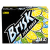Brisk Iced Tea Lemon Zero Sugar, 12-Pack, 355 ml