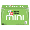 7UP Mini Soft Drink Zero Sugar, 6-Pack, 222 ml