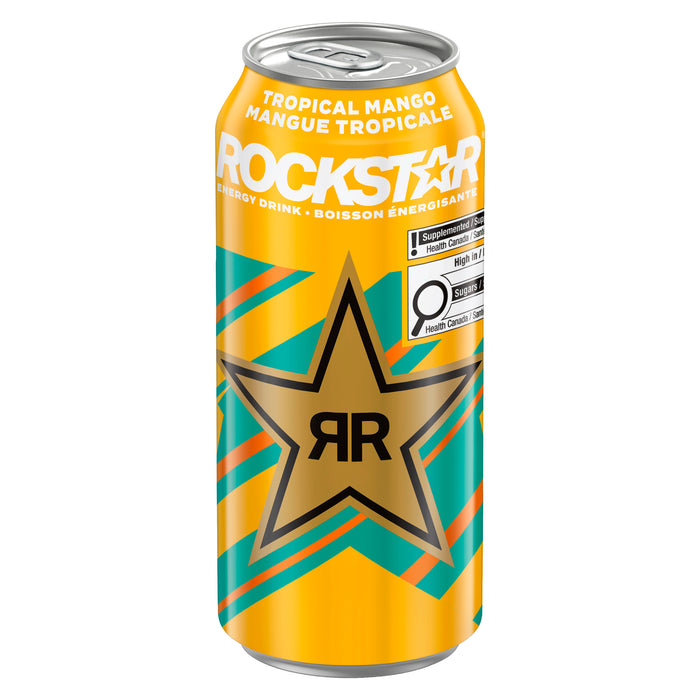 Rockstar Punched Tropical Mango, 473 ml