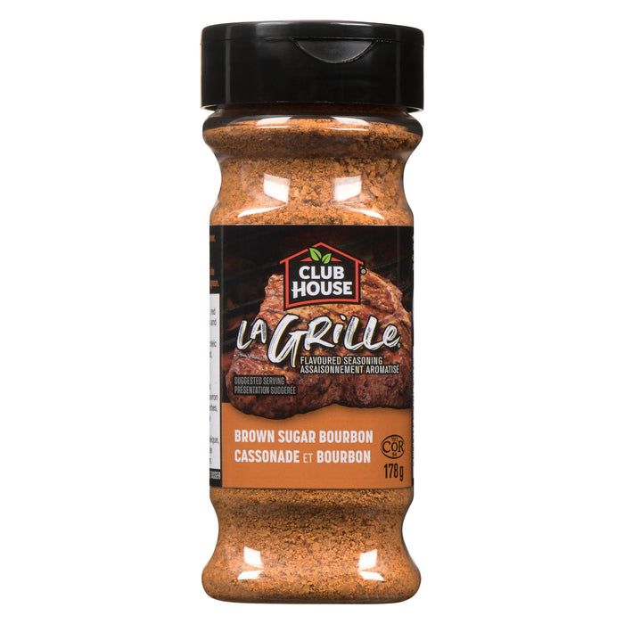 La Grille Club House assaisonnement aromatisé cassonade et bourbon, 178 g