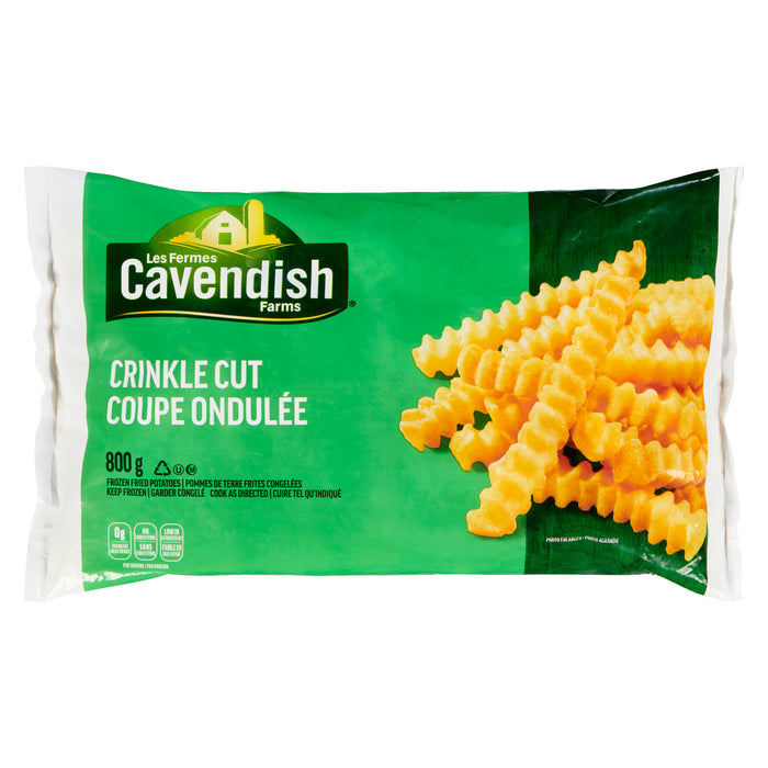 Cavendish Farms Frozen Fried Potatoes Crinkle Cut, 800 g