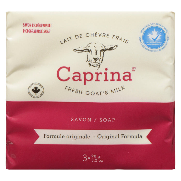 Savon formule originale Caprina, emb. de 3