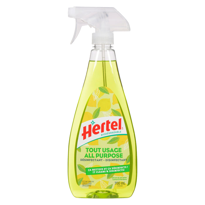 Hertel désinfectant tout usage, Citron et verveine