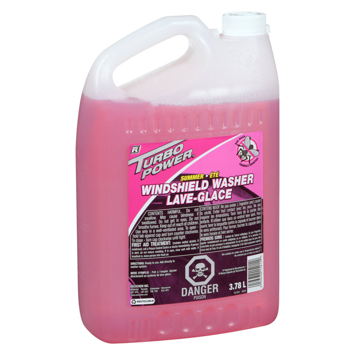 Turbo Power Summer Windshield Washer, 3.78 L