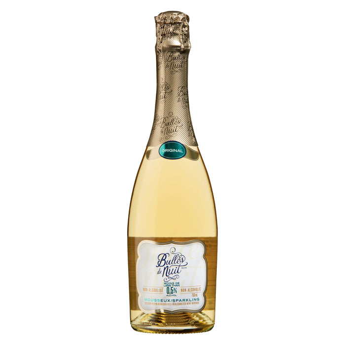 Bulles de Nuit Boisson au Vin Désalcoolisée Original Mousseux, 750 ml