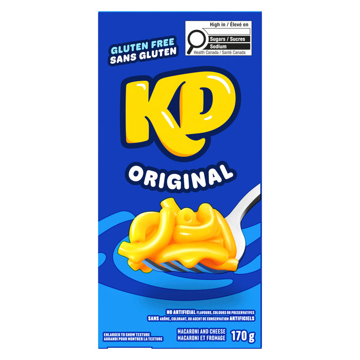 KD Macaroni et Fromage Sans Gluten Original, 170 g