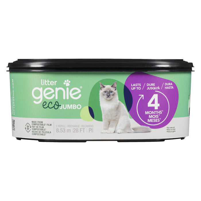 Litter Genie Eco Jumbo, 1 Refill, 28 ft