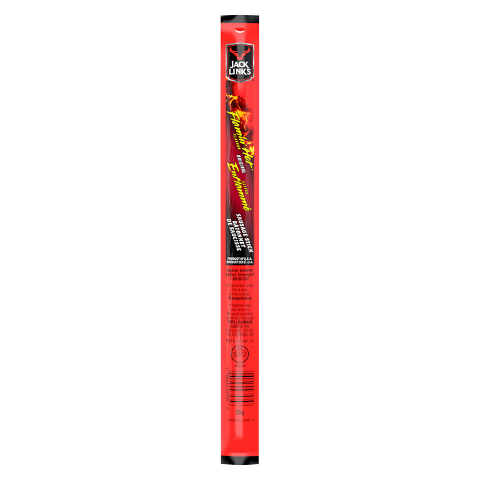Jack Link's Sausage Stick Flamin' Hot Flavour Original, 26 g