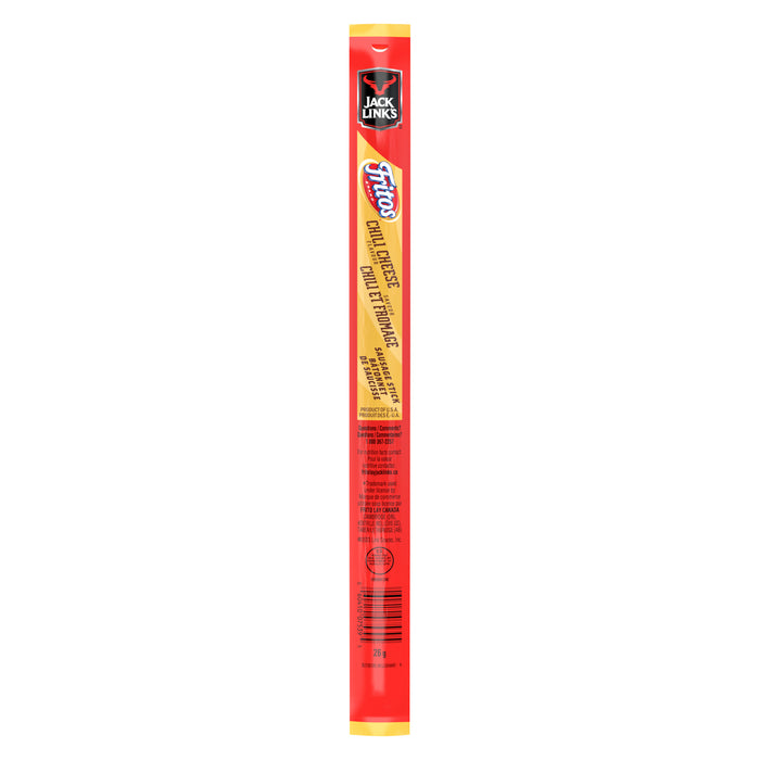 Jack Link's Fritos Bâtonnet de Saucisse Saveur Chili et Fromage, 26 g