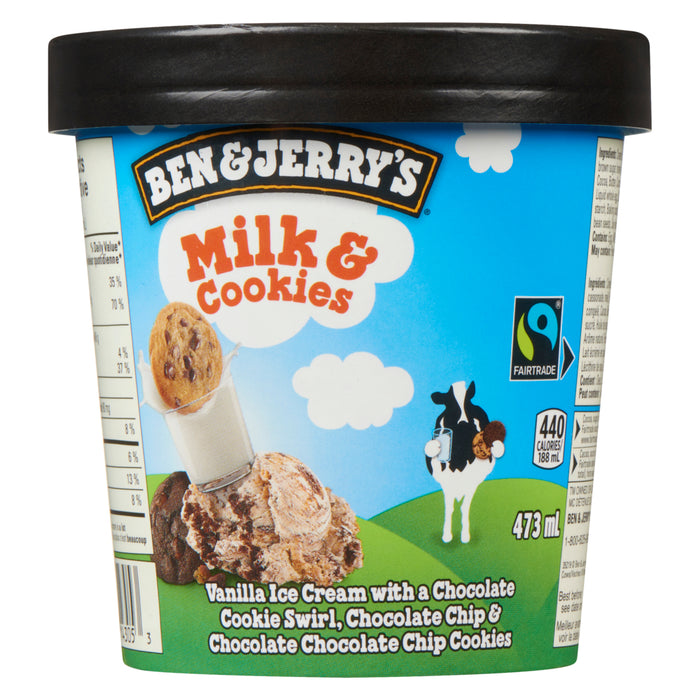 Ben & Jerry's Milk & Cookies, 473 ml
