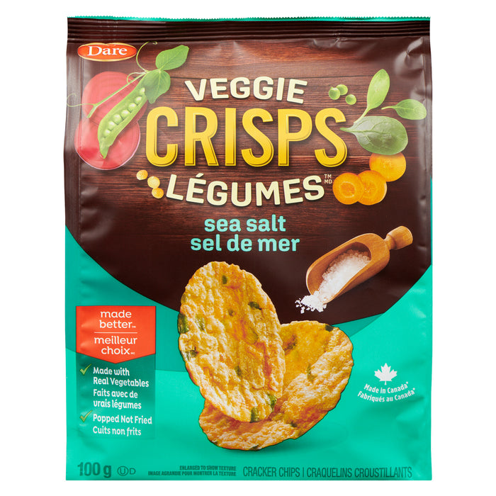 Dare Veggie Crisps Sea Salt, 100 g