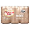 Canada Dry Bière de Gingembre Mini Canette, emb. de 6, 222 ml