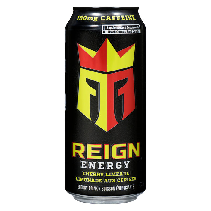 Reign Energy Boisson Énergisante Limonade aux Cerises, 473 ml