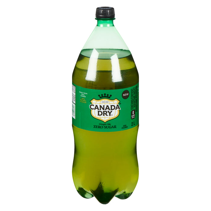 Canada Dry Ginger Ale Zero Sugar, 2 L
