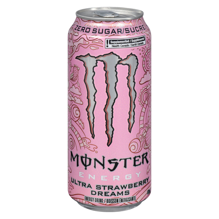 Monster Energy Drink Ultra Strawberry Dreams, 473 ml