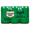 Canada Dry Zero Sugar Mini Can, 6-Pack, 222 ml