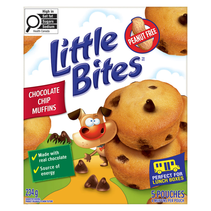 Muffins aux brisures de chocolat Little Bites, 234 g
