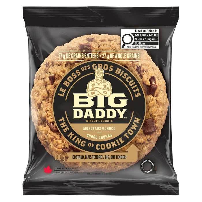 Big Daddy Biscuit Morceaux de Chocolat, 100 g