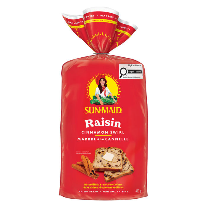 SunMaid Cinnamon Raisin Bread, 450 g