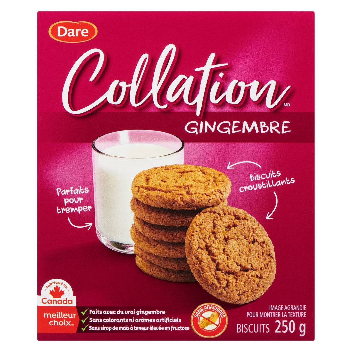 Dare Breaktime Crunchy Ginger Cookies, 250-g – Giant Tiger