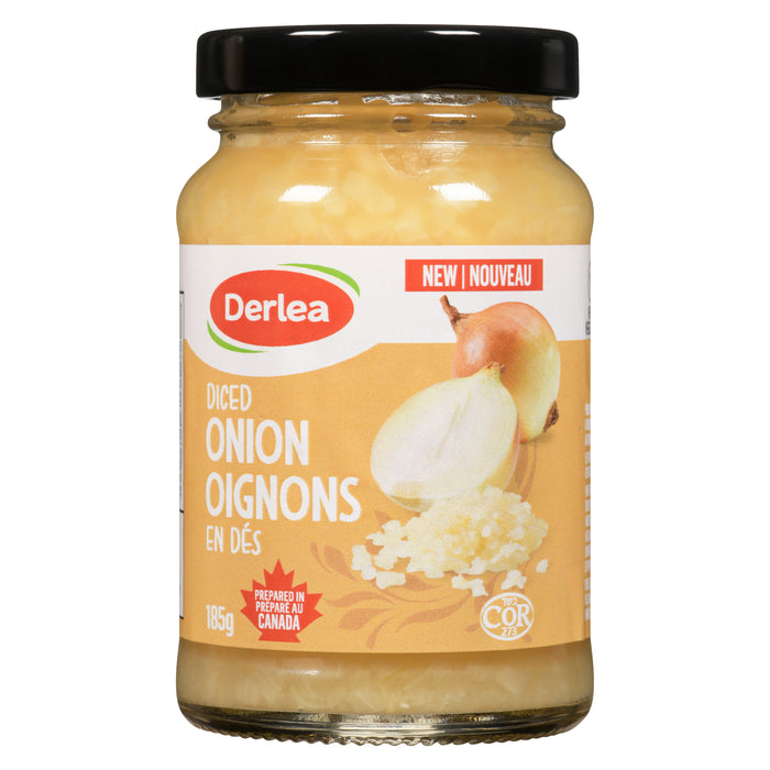 Oignons en cubes Derlea, 185 g