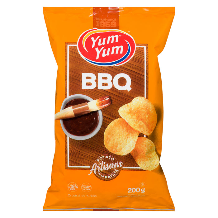 Yum Yum Chips BBQ, 200 g