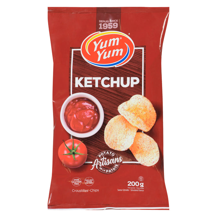 Yum Yum Croustilles Ketchup, 200 g