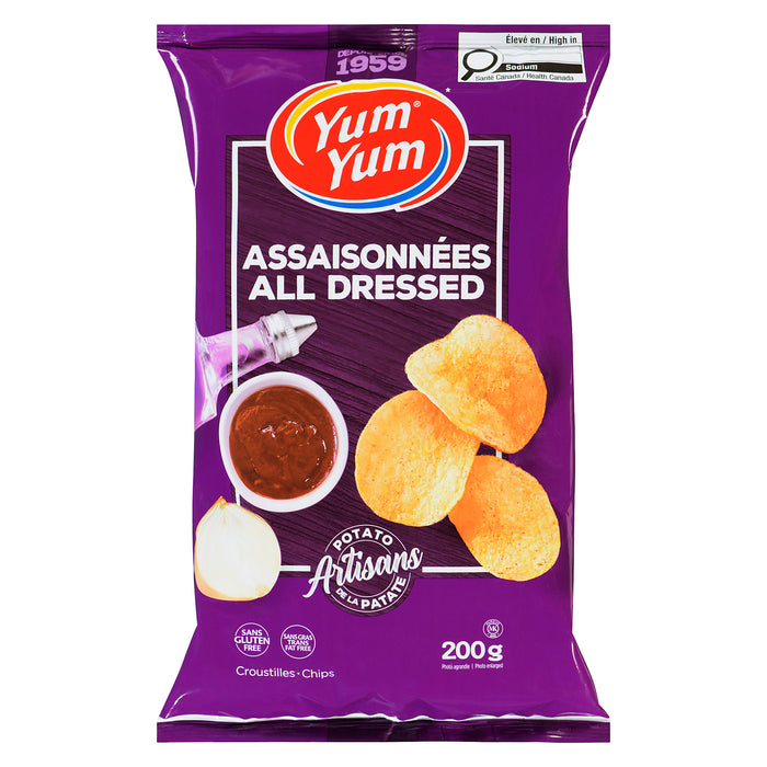 Yum Yum Croustilles Assaisonnées, 200 g