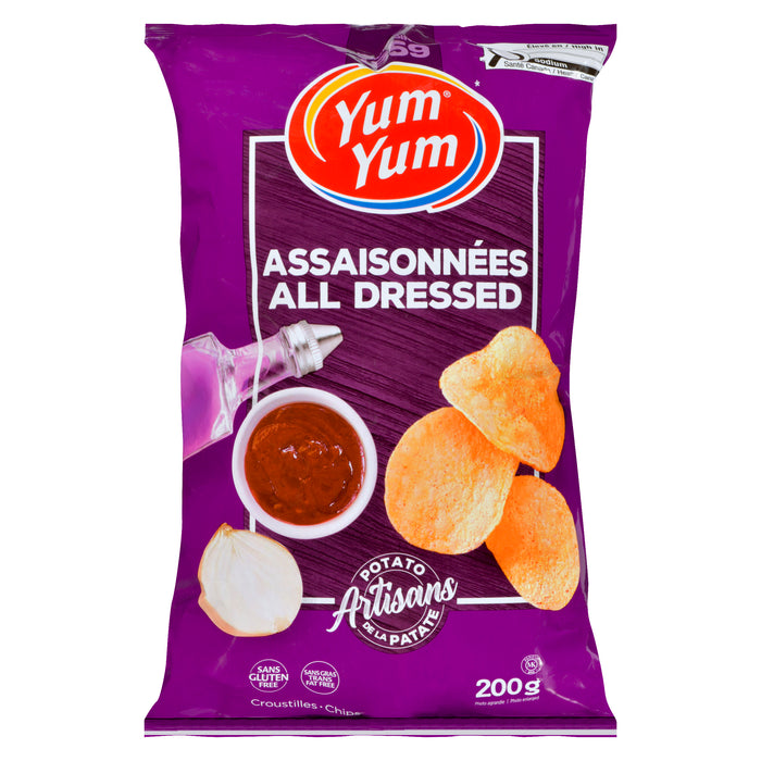 Yum Yum Croustilles Assaisonnées, 200 g