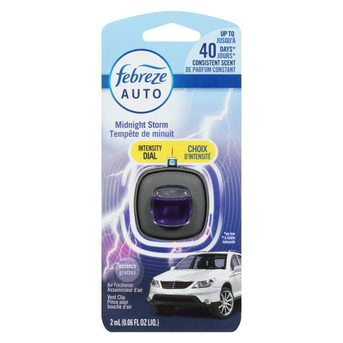 Désodorisant pour l’auto Midnight Storm Febreze CAR, emb. de 1