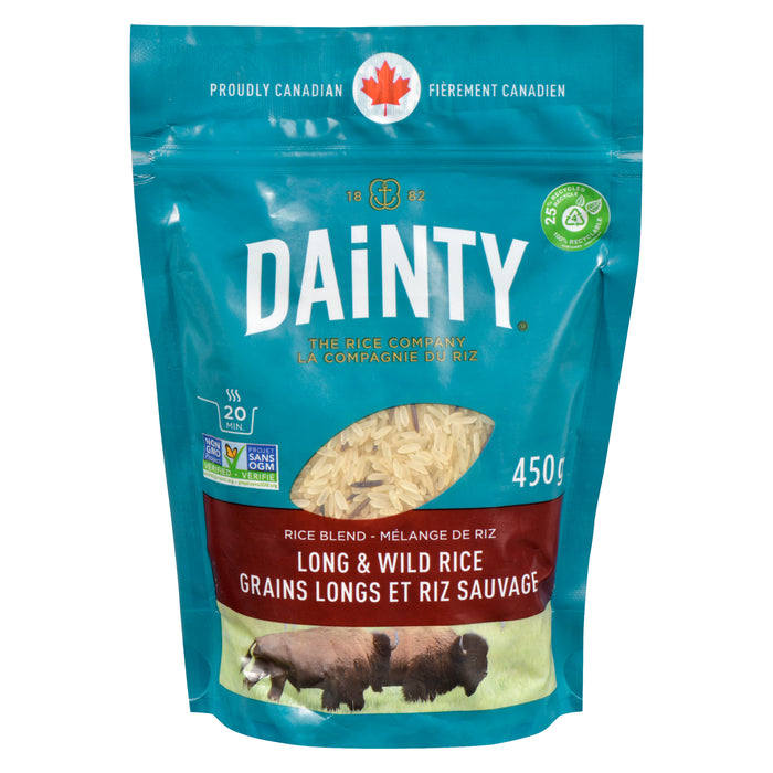 Dainty Mélange de Riz Grains Longs et Riz Sauvage, 450 g